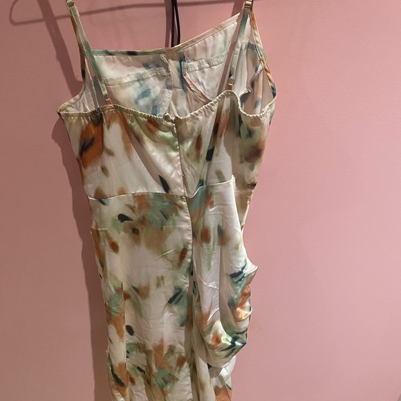 Tie dress slit dress - Picture 2 of 2